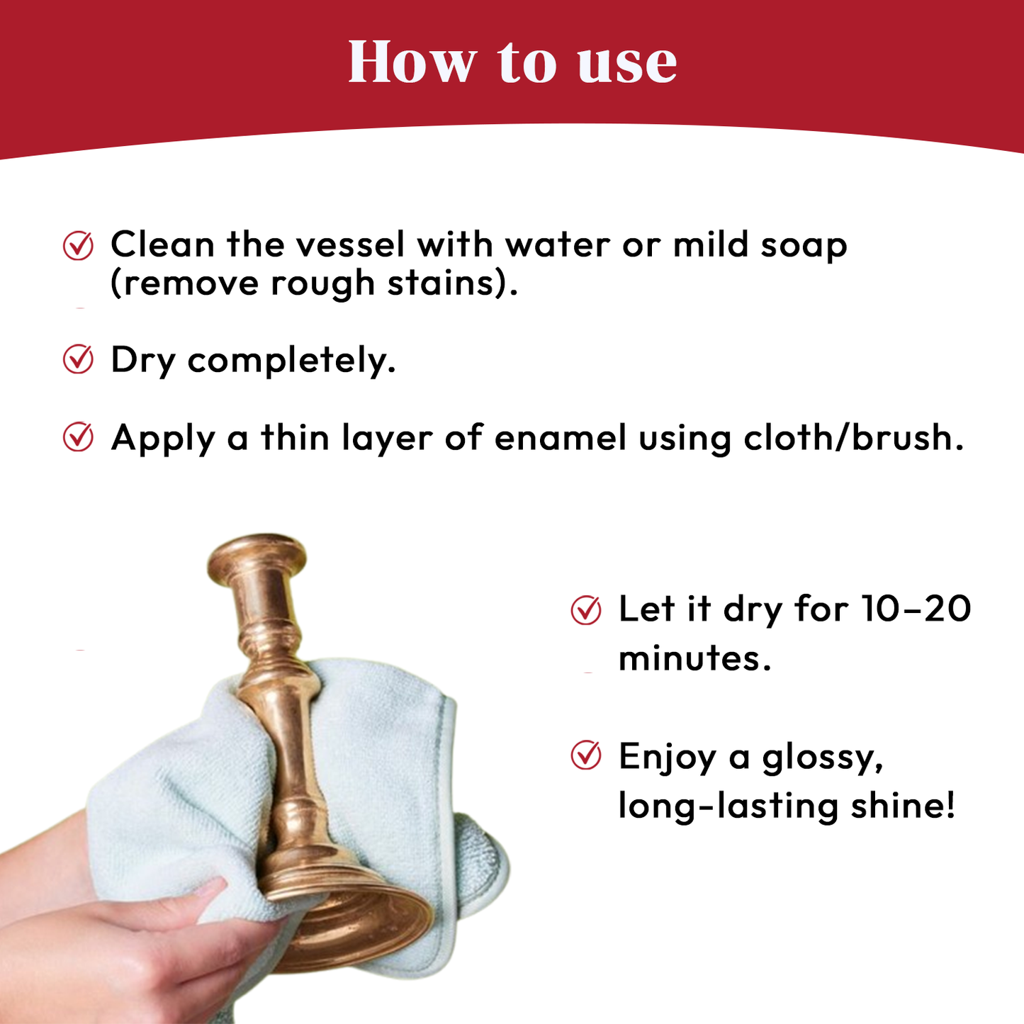 Premium Enamel Polish for Copper & Brass – Anti-Tarnish Protective Coating